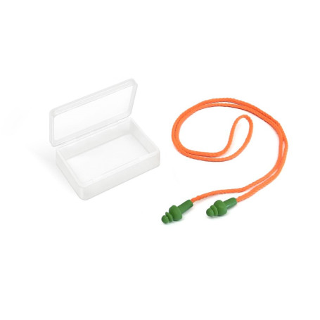 Tampon pastique avec cordelière