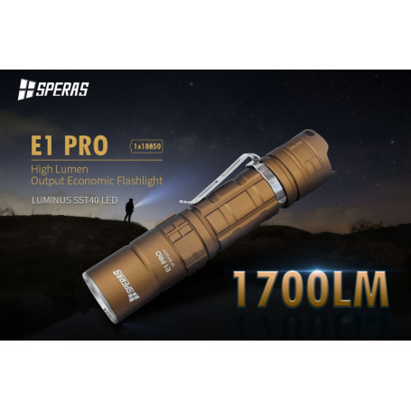 Speras Lampe E1 Pro sand max 1700 lm