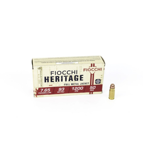 Fiocchi 7.65 mm Para 6 g 93 gr FMJ