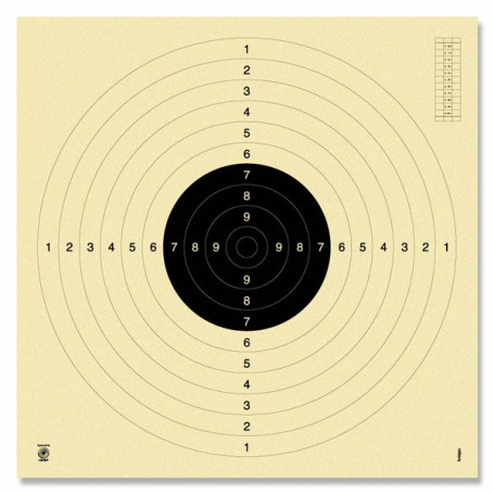 Pistolenscheiben 50/25 m, blanko