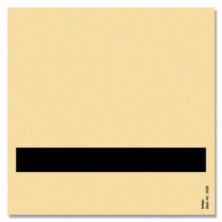 LP-Ausbildungsscheibe Querbalken