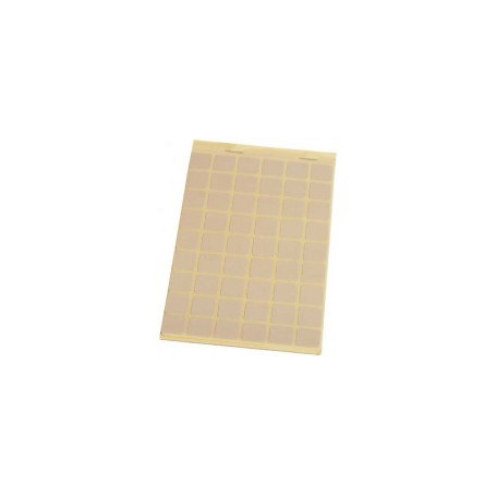 Schusslochkleber 15 x 15 mm hellgrau