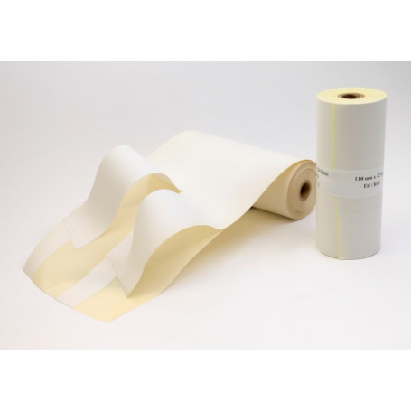 Schussregistraturrollen selbstklebend