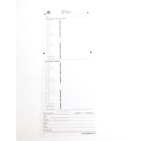 Thermo Standblatt n. perforiert ab 30cm