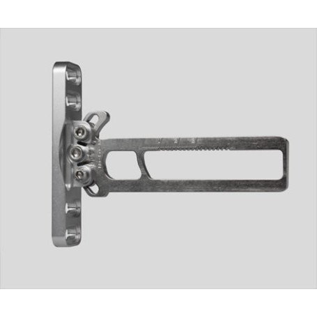 G+E Zahnstange lang mit Grundplatte, RH