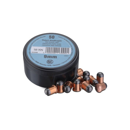 RWS Flobert Rundkugel 9 mm