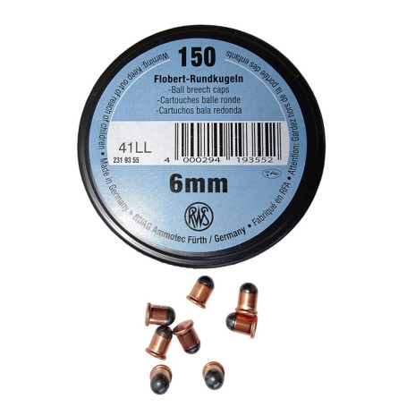 RWS Flobert Rundkugel 6 mm