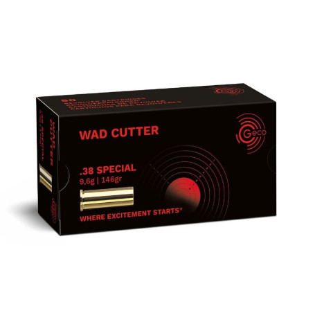 Geco .38 Spec Long 9.6 g 145gr Wadcutter