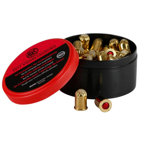 RWS Schlachtpatronen 9x17 Rot
