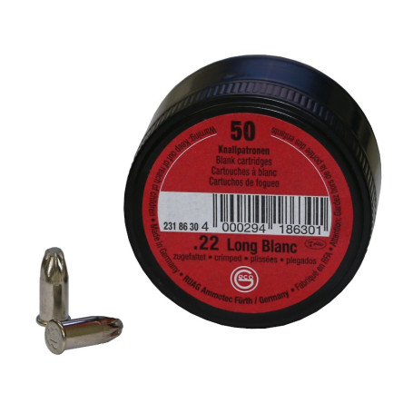 Geco .22 lang Knall Platzpatrone