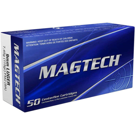 Magtech 9 mm Para FMJ 7.45 g 115 gr
