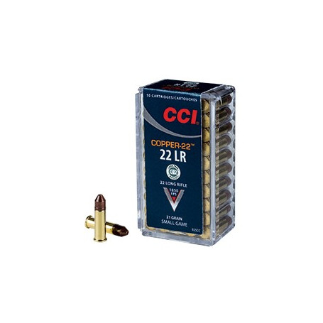 CCI Copper .22lr 21 gr HP