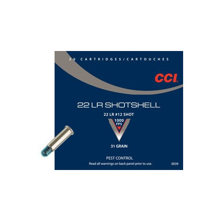CCI Shotshell (Schrot) .22lr  31 gr