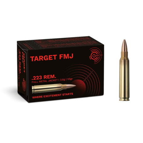 Geco .223 Rem Target 3.6 g 55 gr FMJ