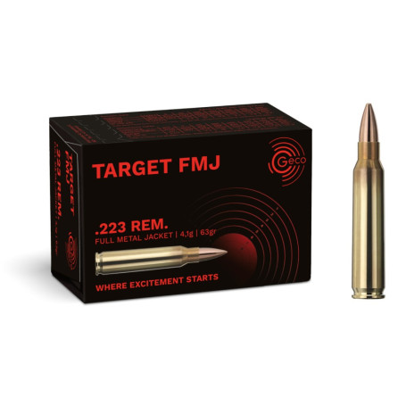 Geco .223 Rem Target 4.1 g 63 gr FMJ