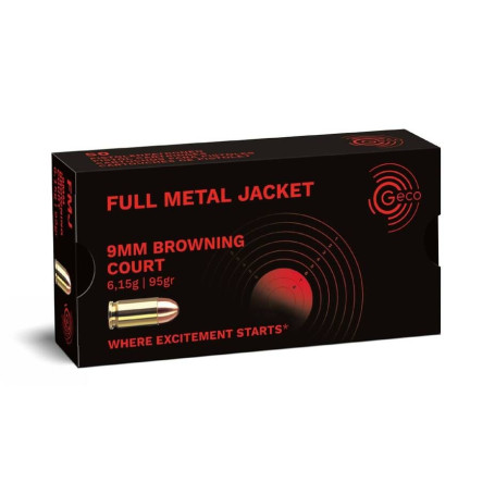 Geco 9 mm Browning kurz 6.15 g FMJ