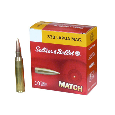 S&B .338 Lapua Mag HPBT 300 gr 19.4 g