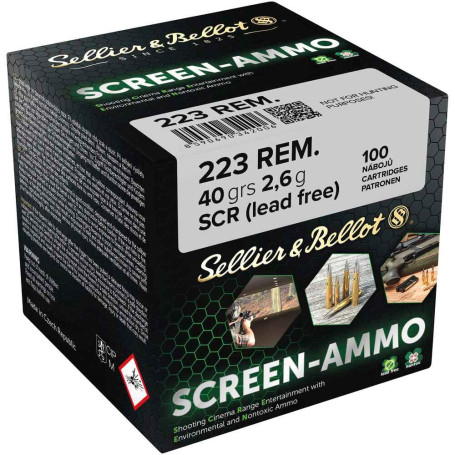 S&B Screen-Ammo .223 Rem 2.6 g 40 gr