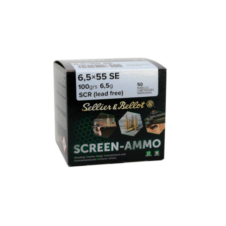 S&B Screen-Ammo 6.5x55 SE 6.5 g 100 gr