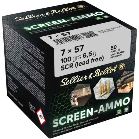 S&B Screen-Ammo 7x57 6.5 g 100 gr