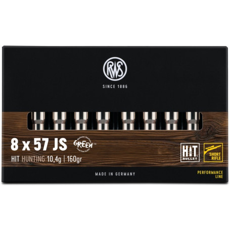 RWS 8x57 JS HIT Short 10.4 g