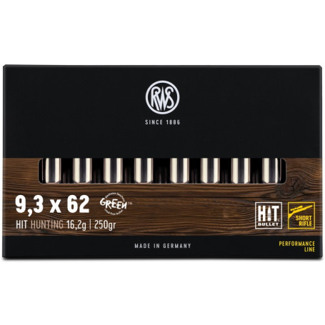 RWS 9.3x62 HIT Short 16.2 g