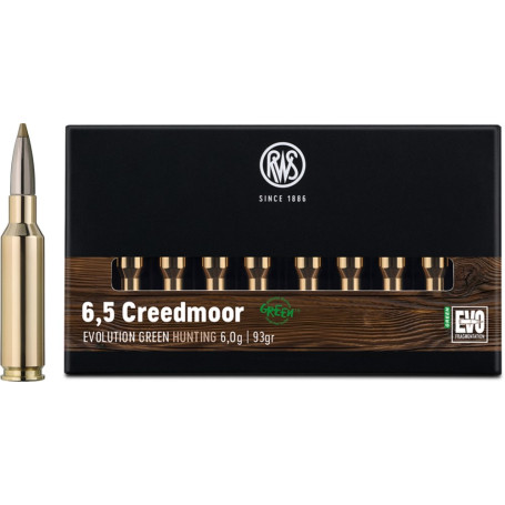 RWS 6.5 Creedmoor Evolution Green 6.0 g