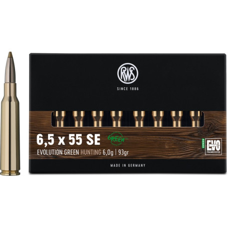 RWS 6.5x55 SE  Evolution Green 6.0 g
