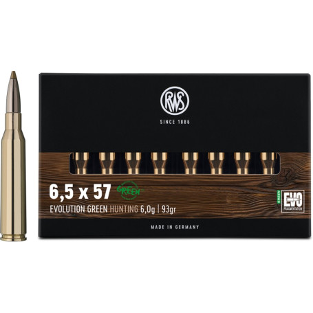 RWS 6.5x57 Evolution Green 6.0 g
