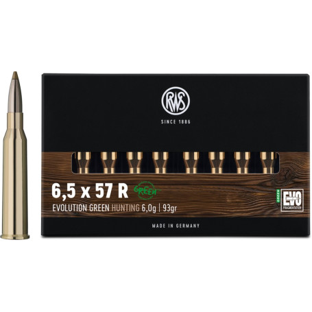RWS 6.5x57 R Evolution Green 6.0 g