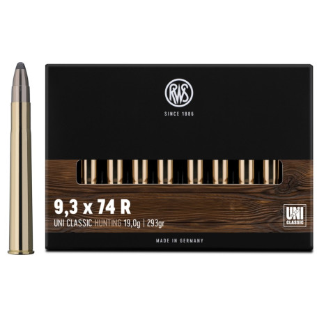 RWS 9.3x74 R UNI Classic 19.0 g