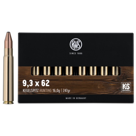 RWS 9.3x62 KS 16.0 g