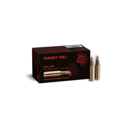 Geco 4.6x30 Target 2.6 g 40 gr FMJ