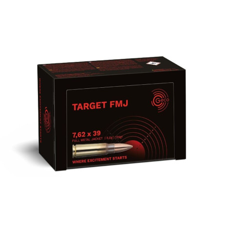 Geco 7.62x39 Target 8.0 g 124 gr FMJ