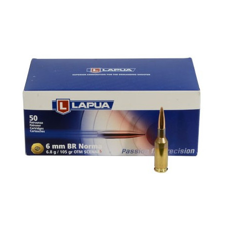 Lapua 6 mm BR OTM 6.8 g 105 gr Scenar-L