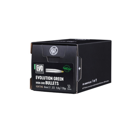 RWS 8 mm S EVO Green 9 g 139 gr