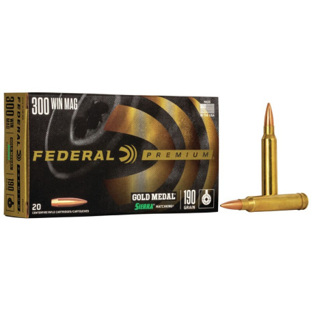 Federal .300 Win Mag Gold Medal 190 gr