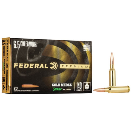 Federal 6.5 Creedmoor Gold Medal 140 gr