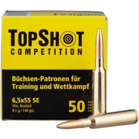 TopShot 6.5x55 SE Competition FMJ BT