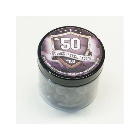 Rubber-Steel Balls T4E Cal .50