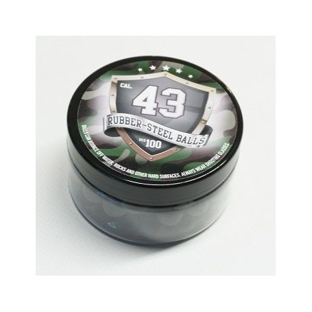 Rubber-Steel Balls T4E Cal .43