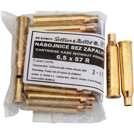 S&B Hülsen 6.5x57 R