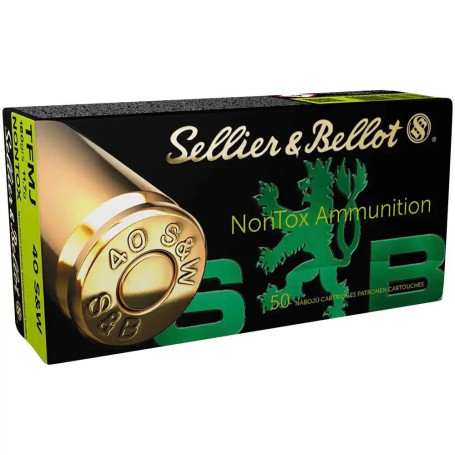 S&B .40 S&W  11.7 g 180 gr TFMJ Nontox