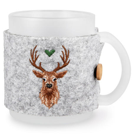 Tasse Hirsch mit Herz