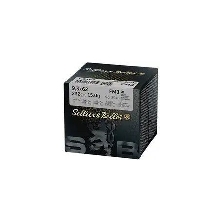 S&B 9.3x62 Vollmantel 15.0 g 232 gr