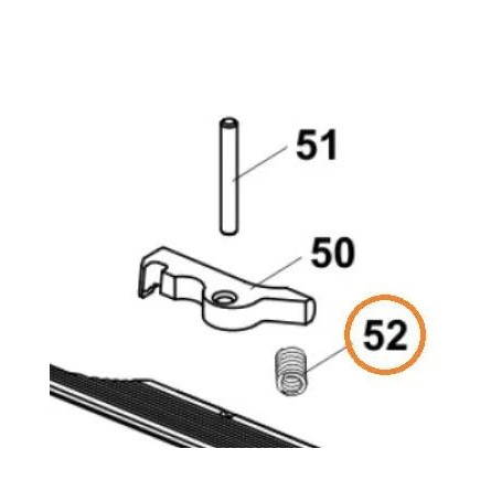 Luckydelta Auszieherfeder 9mm