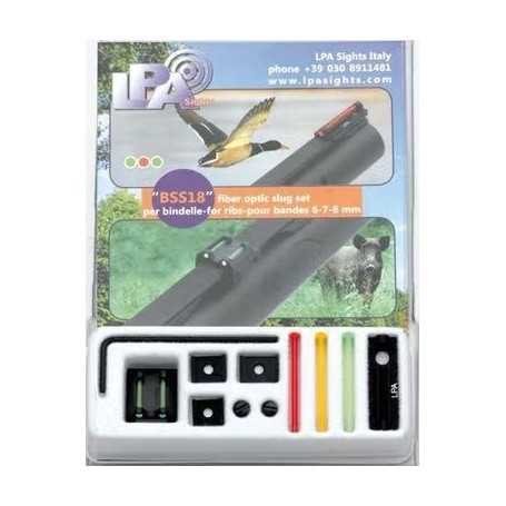 LPA Fiberglas Set für Flinten 6 / 7 / 8 mm