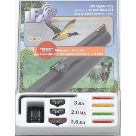 LPA Fiberglas Set für Flinten 6 / 7 / 8 mm