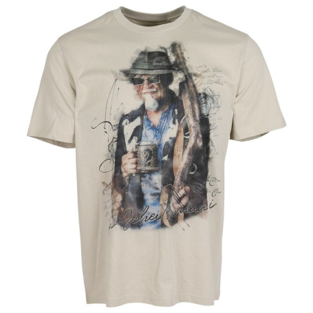 Almtracht T-Shirt Albert sand