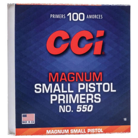 CCI Primer 550 Magnum Small Pistol
